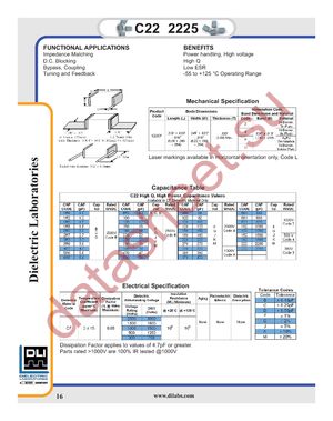 C22CF100J-BZN-X1T datasheet  
